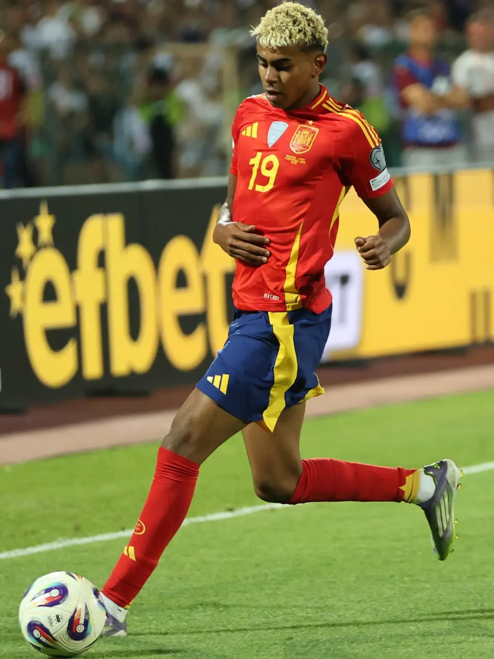 File photo: Lamine Yamal in 2025