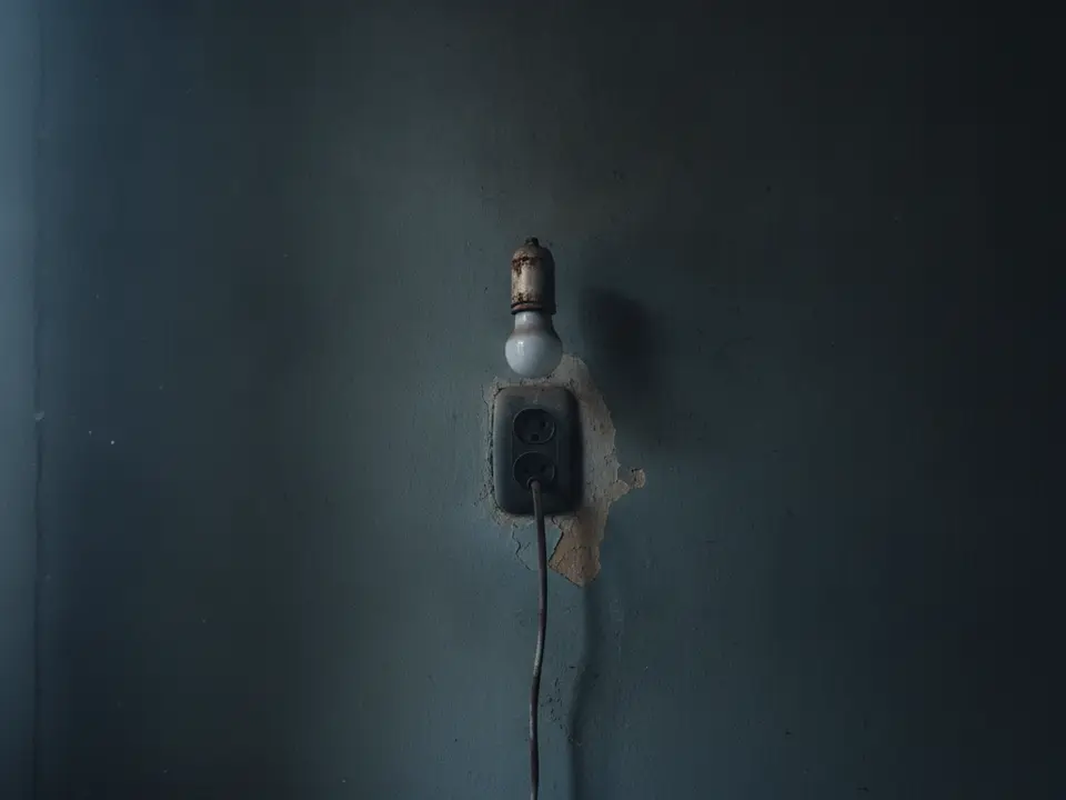 AI-generated editorial illustration for source event: For 10 Million in Cuba, a Third Nationwide Blackout Tests What Faithful Perseverance Means; not a documentary photograph