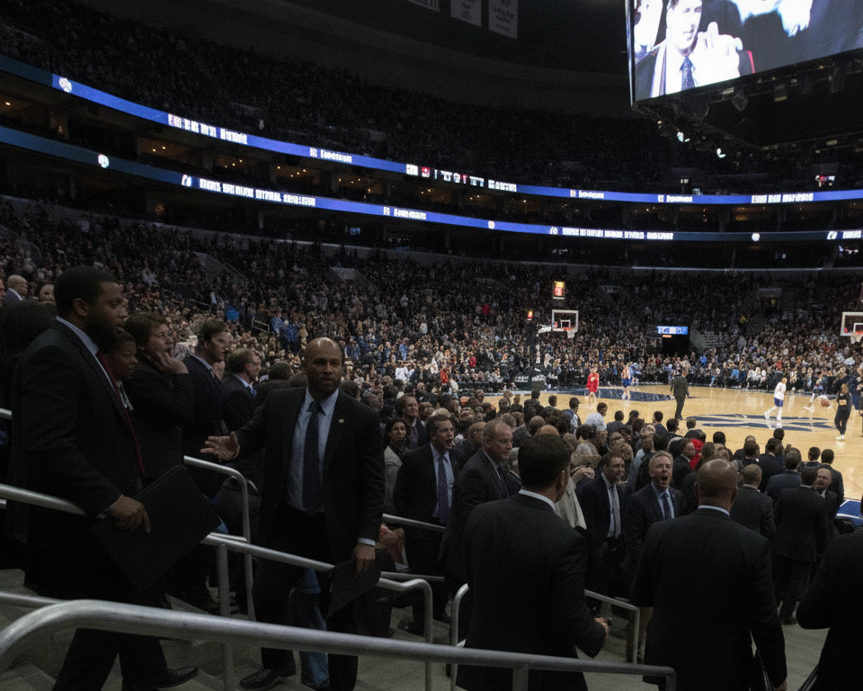 Contextual editorial image for source event: Fans boo Trump during National Anthem at NBA Finals Game 3 - AP News
