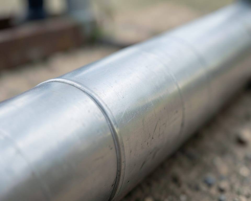 A tight macro detail of a clean, unmarked metallic surface suggesting a missile casing, related to a missile incursion that Warsaw asserts involved a missile recently made. AI-generated editorial illustration; not a documentary photograph