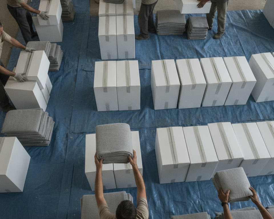 AI-generated editorial illustration for source event: China sent 80 tons of aid to assist Venezuela's disaster relief efforts - Modern Ghana; not a documentary photograph