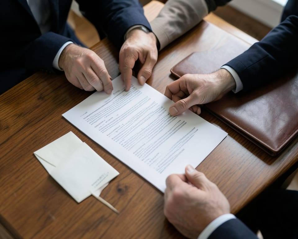 Anonymous adult hands reviewing unmarked diplomatic correspondence at a wooden table, as France's incoming ambassador to the US has been cleared to take up his post. AI-generated editorial illustration; not a documentary photograph